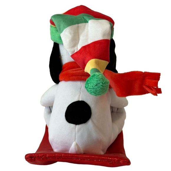Hallmark 2022 Peanuts Collection SLEDDING SNOOPY & WOODSTOCK sound/motion Tested - Picture 7 of 10